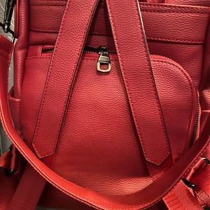Ladies “security “ backpack/shoulder bag convertible